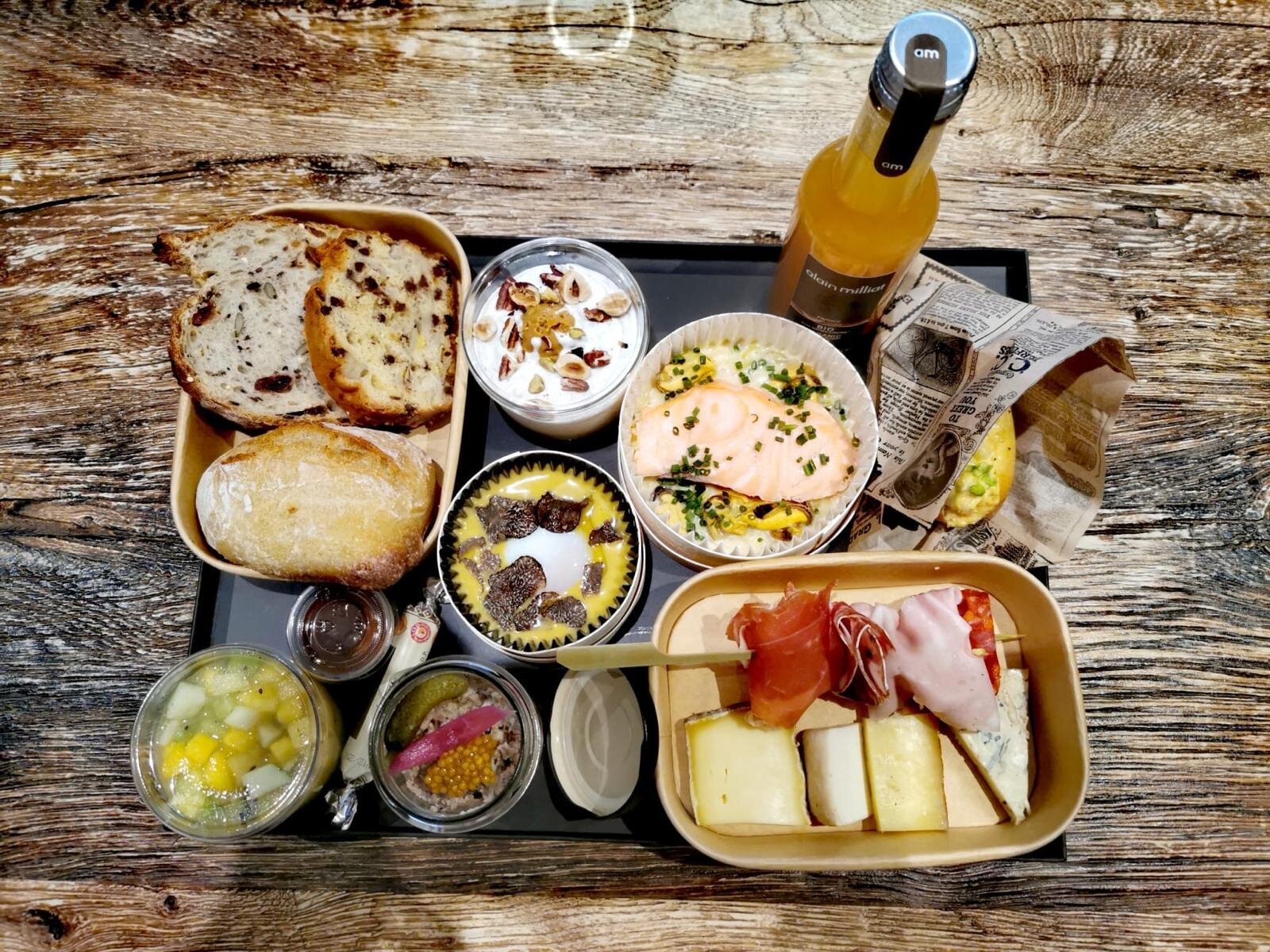 Plateau apéritif à emporter de l'épicerie Côté Toqués